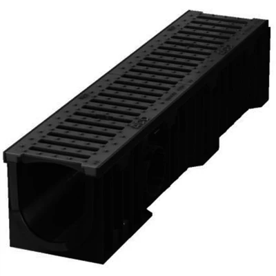 Caniveaux Caniveau Aco Longueur 1 Mètre Avec Grille En Fonte Classe C250 2 Caniveaux Caniveau Aco Longueur 1 Mètre Avec Grille En Fonte Classe C250 – Image 2