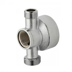 Noyon Et Thiebault Raccords Et Adaptateurs Chromés Applique Jupe Haute Avec Piquage M 12 X 17 Pour Robinetterie MF 15x21 - Acier Chromé - Noyon & Thiebault