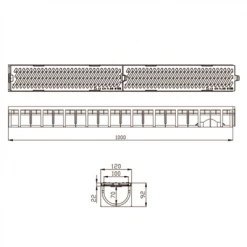 Caniveaux Caniveau Aco Longueur 1 Mètre Avec Grille Passerelle En Fonte B125 7 Caniveaux Caniveau Aco Longueur 1 Mètre Avec Grille Passerelle En Fonte B125 -France Robinetterie Soldes Boutique autrevisuel 1000915