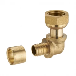 Noyon Et Thiebault Raccords Pour Tube Per Coude Femelle à Glissement Avec écrou Tournant Pour Tube PER - Diamètre 16 Mm - Noyon & Thiebault