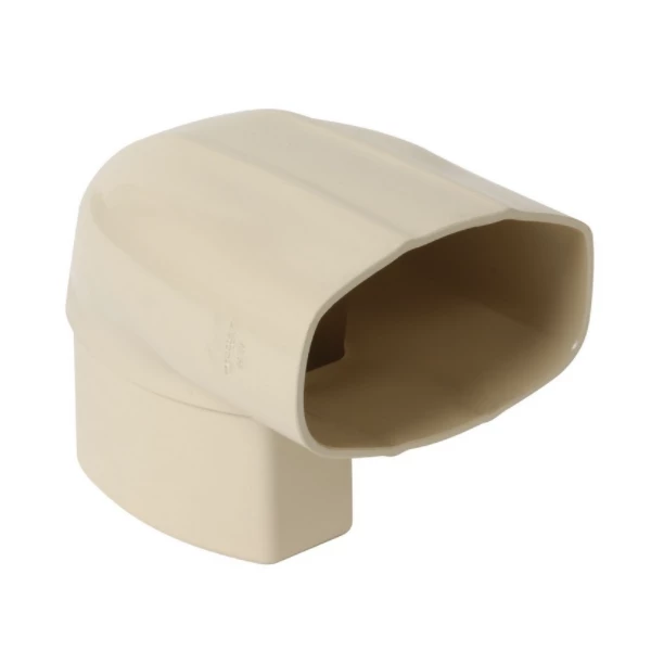 Nicoll Accessoires Gouttières Coude Pignon Pour Tube De Descente Ovoïde 90 X 56 Mm - Angle 90° - Mâle/Femelle - Techtan - Sable 1 Nicoll Accessoires Gouttières Coude Pignon Pour Tube De Descente Ovoïde 90 X 56 Mm - Angle 90° - Mâle/Femelle - Techtan - Sable