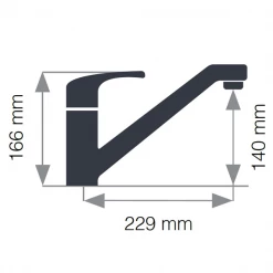 EUROSANIT Robinetterie évier Et Lavabo Mitigeur D'évier Avec Bec Bas Mobile Tilt -France Robinetterie Soldes Boutique dimensions tilt