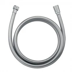 Noyon Et Thiebault Robinetterie Pour Bain Et Douche Flexible PVC Renforcé Lisse Argenté Standard Femelle F 1/2" 175 Cm NF