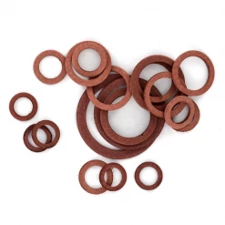 Noyon Et Thiebault Pièces D'usure De Robinetterie Joint Plat Pour Extérieur De Filetage - Fibre Rouge - Noyon & Thiebault - Lot De 15