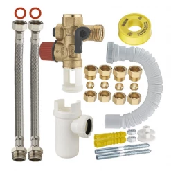 Noyon Et Thiebault Groupe De Sécurité Pour Chauffe-eau Kit De Raccordement De Chauffe-eau + Groupe De Sécurité - Noyon & Thiebault