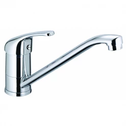 EUROSANIT Robinetterie évier Et Lavabo Mitigeur D'évier Avec Bec Bas Mobile Tilt