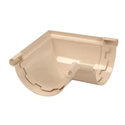 Angle Pour Gouttière Angle De Gouttière Développé 25 à Coller 90° Coloris Sable NICOLL ANC25S