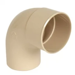 Nicoll Coude Et Manchon Pour Gouttière Coude Mâle Femelle Coude 87' Diamètre 100 Mm Coloris Sable