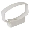 Nicoll Accessoires Gouttières Collier Ovoïde PVC Pour Tube De Descente 90 X 56 Mm